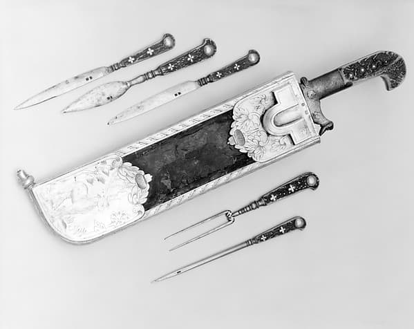 Set of hunting implements (Trousse), by Jakob Watzky