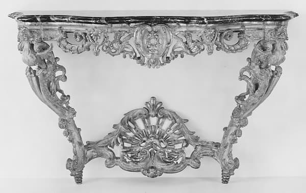Console table (one of a pair), by François Rournier