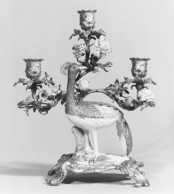 Candelabrum, by Meissen Manufactory
