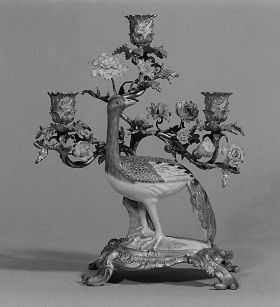 Candelabrum, by Meissen Manufactory
