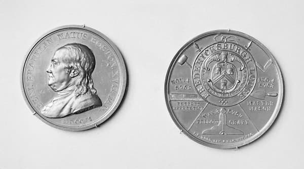 Benjamin Franklin, by Augustin Dupré