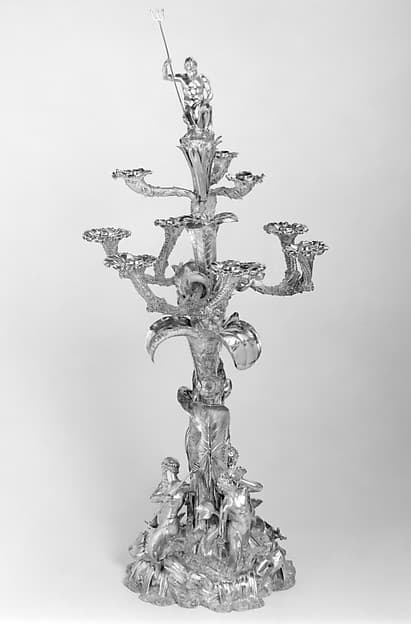 Nine-light candelabrum, by Paul Storr