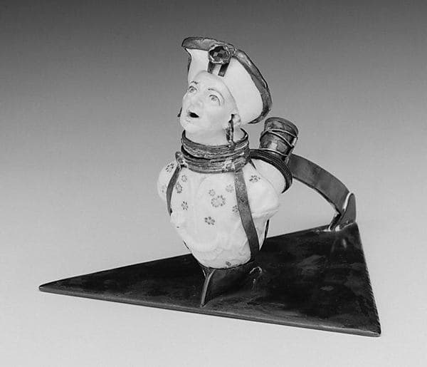 Pipe bowl, by Kelsterbach Pottery and Porcelain Manufactory