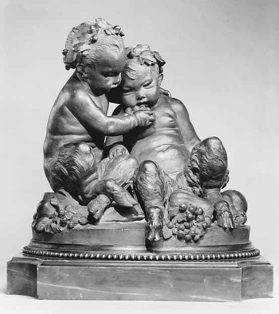 Infant satyrs with grapes, by Louis Félix de La Rue