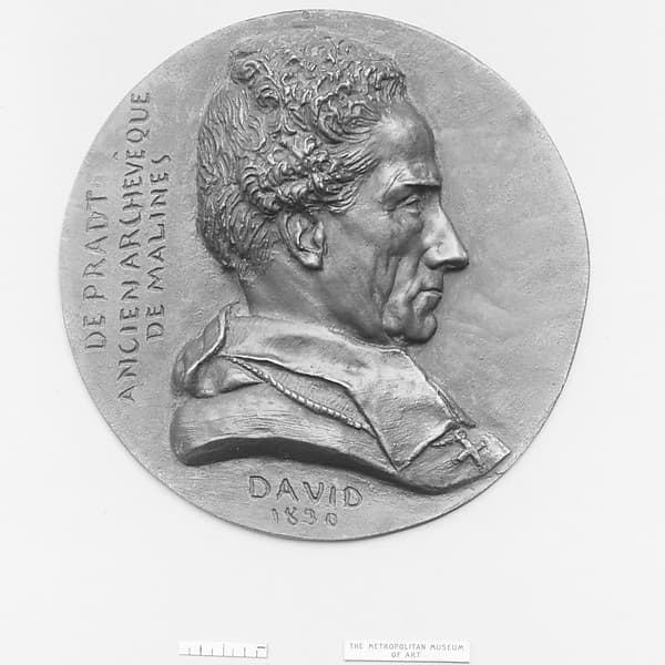 Dominique Dufour, Baron de Pradt (1759–1837), French ecclesiastic and politician, commonly known as the "Abbé de Pradt," though at one time nominated by Bonaparte, for political services, Archbishop of Malines, by Pierre Jean David d'Angers