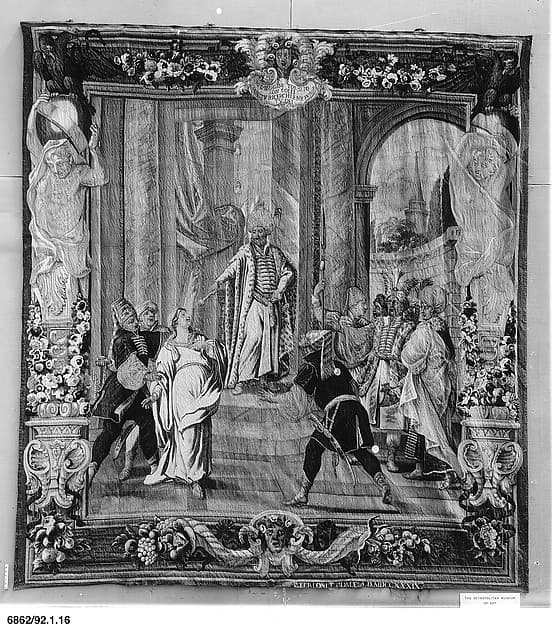 Sophronia's Defiance (from a set of Scenes from Gerusalemme Liberata), by Domenico Paradisi