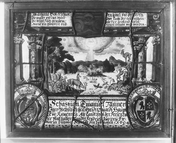 The Creation of the Animals (one of a set of four), by Muller