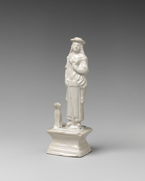 Lady, by Thomas Whieldon factory, Stoke-on-Trent, Fenton Vivian, Staffordshire