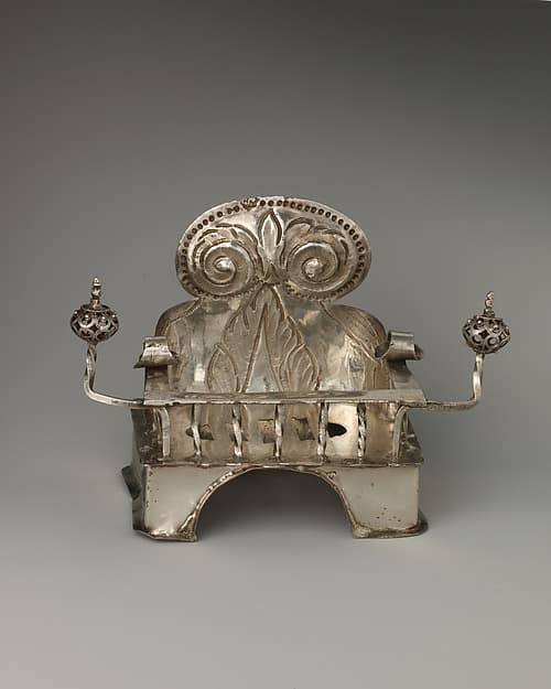 Miniature fireback (part of a set), by George Manjoy