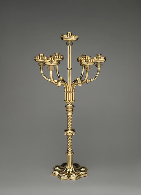 Candelabrum, by Augustus Welby Northmore Pugin