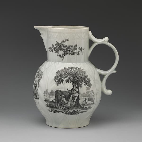 Jug, by Worcester factory