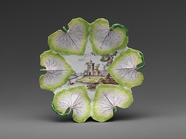 Dish, by Longton Hall