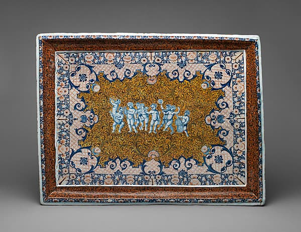 Tea tray (Plateau), by Pierre Brebiette