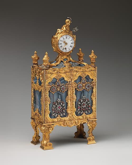 Nécessaire incorporating a watch (one of a pair), by John Barbot