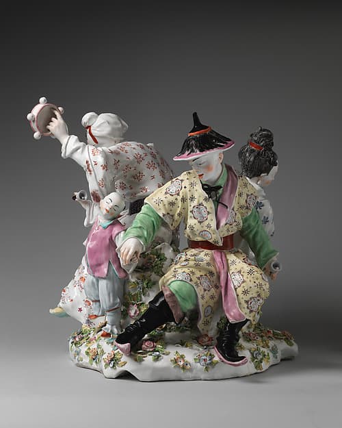 Chinese musicians, by Chelsea Porcelain Manufactory