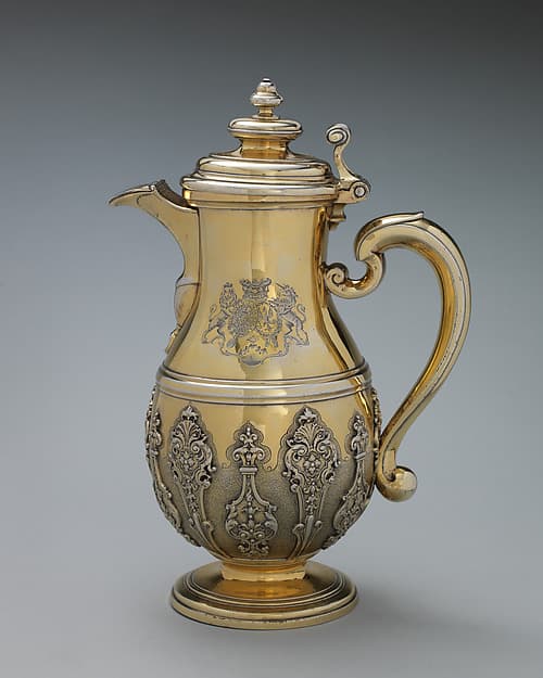 Jug with cover (one of a pair), by Simon Pantin I
