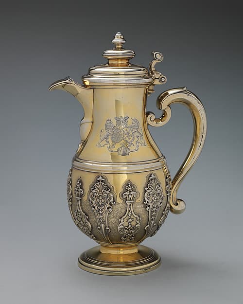 Jug with cover (one of a pair), by Simon Pantin I