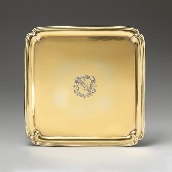 Salver (one of a pair), by Simon Pantin I
