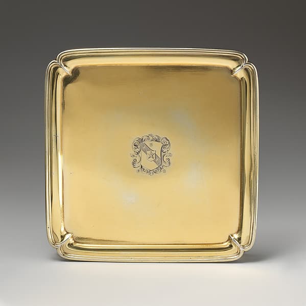 Salver (one of a pair), by Simon Pantin I
