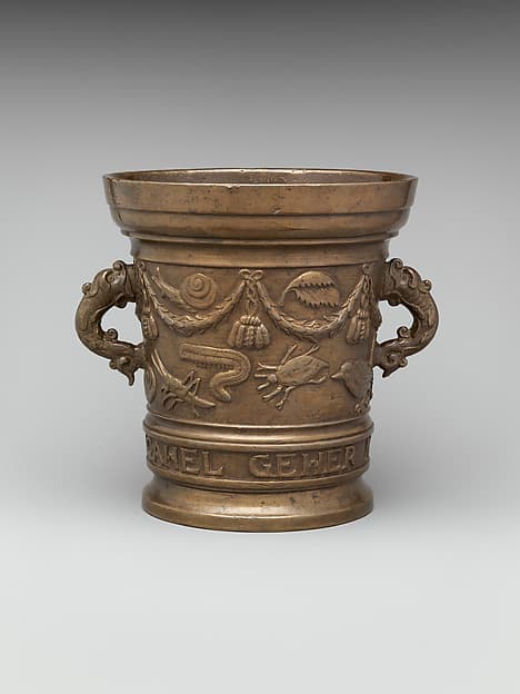 Mortar with Animal Frieze, by Caspar Gras