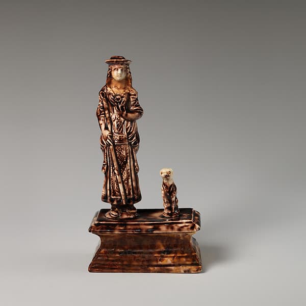 Lady, by Thomas Whieldon factory, Stoke-on-Trent, Fenton Vivian, Staffordshire