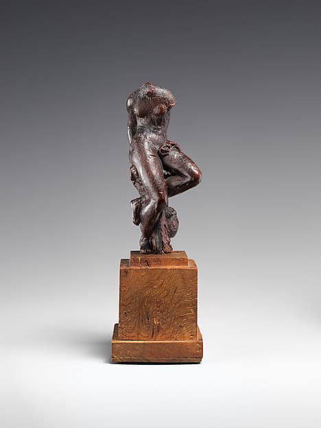 Seated woman representing Astrology, by Giambologna