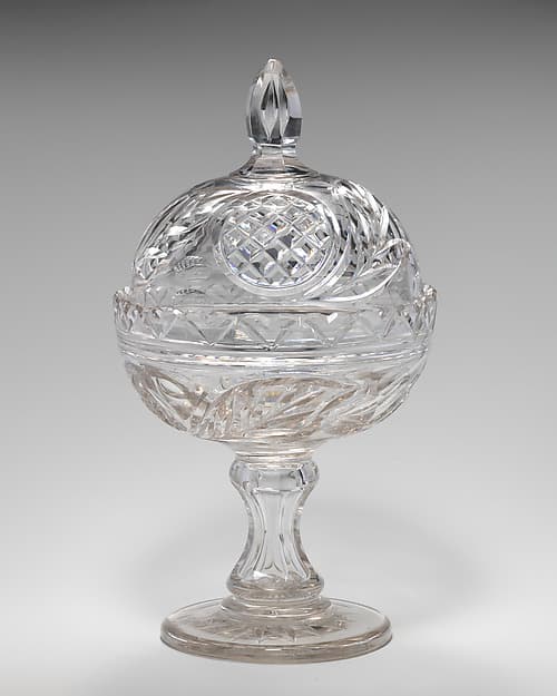 Sweetmeat glass with cover
