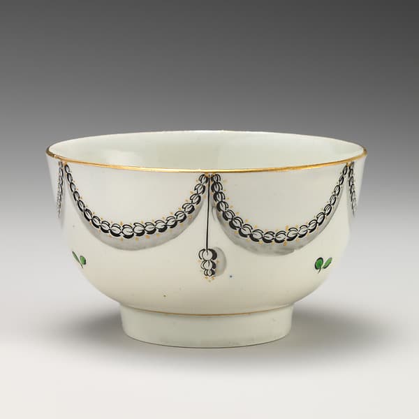 Bowl (part of a service), by Caughley Factory