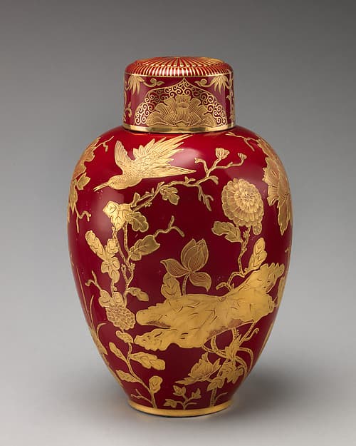 Ginger jar, by Crown Derby