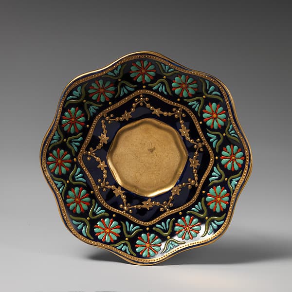 Saucer, by Coalport