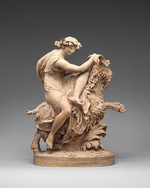 Bacchante Riding a Goat, by Philippe Laurent Roland