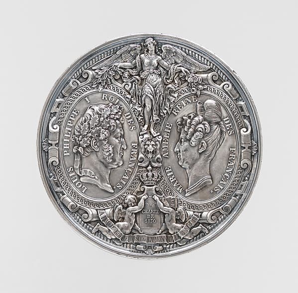 Commemoration of the visit of Louis-Philippe, Queen Marie-Amélie and the Royal children to the Mint, by Jean-Jacques Barre