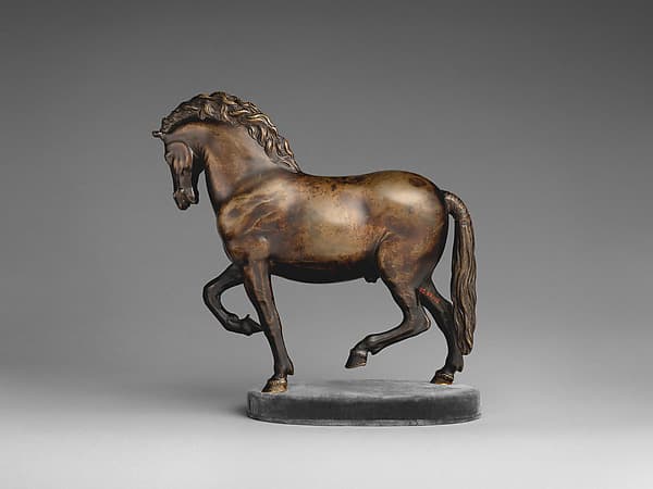 Trotting horse, by Giambologna