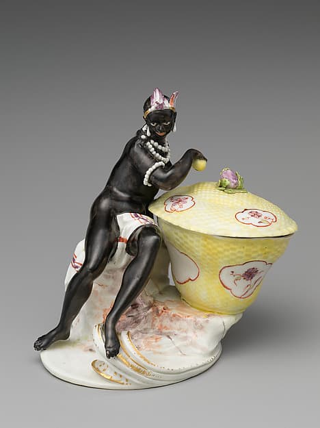 Sugar box (one of a pair), by Nymphenburg Porcelain Manufactory