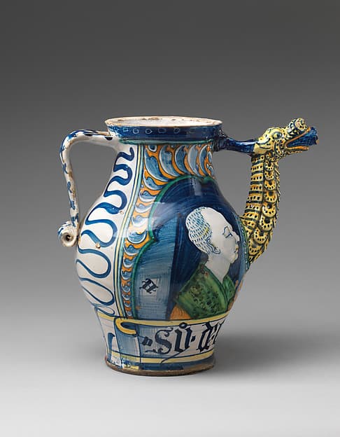 Drug pot (one of a pair), by Orazio Pompei