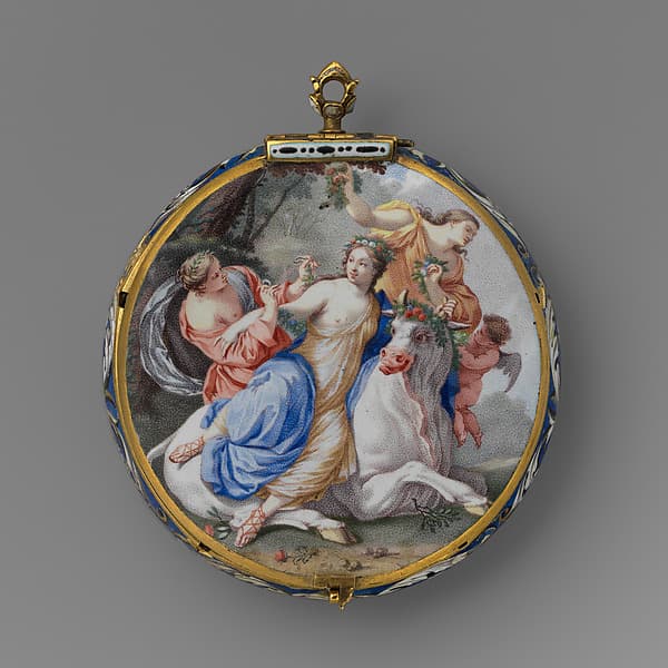 The Rape of Europa and Mercury and the Three Graces, by Lambertus Vrythoff