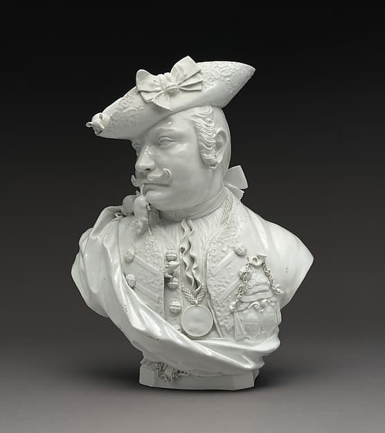 Bust of "Baron" Schmiedel, by Meissen Manufactory
