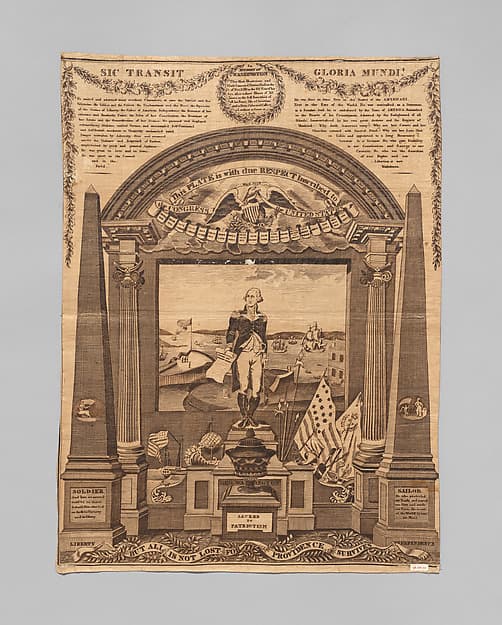 Event handkerchief, by C.G. (probably Colin Gillespie)