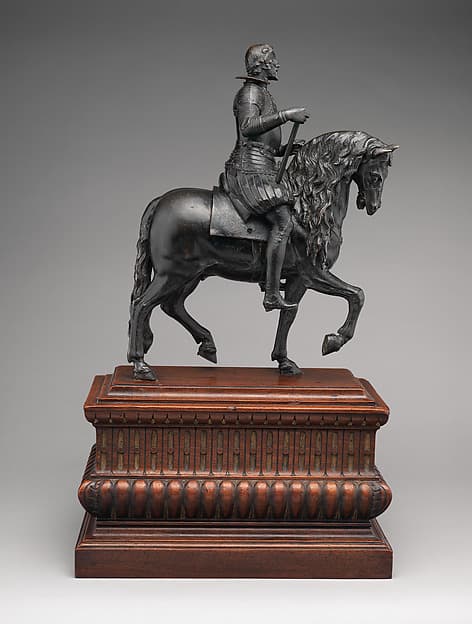 Equestrian statuette, possibly of Philip IV, King of Spain, by Pietro Tacca
