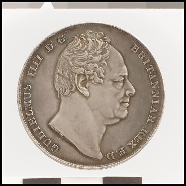 William IV proof crown, by William Wyon