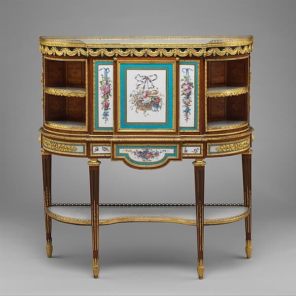 Drop-front desk (secrétaire à abattant or secrétaire en cabinet), by Martin Carlin
