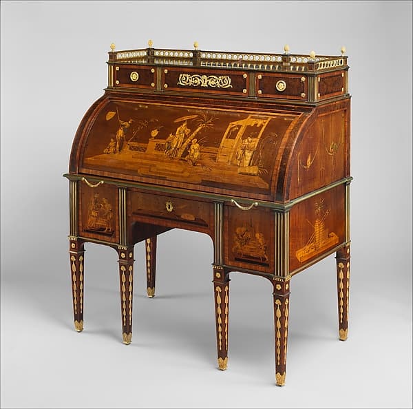Rolltop desk, by David Roentgen