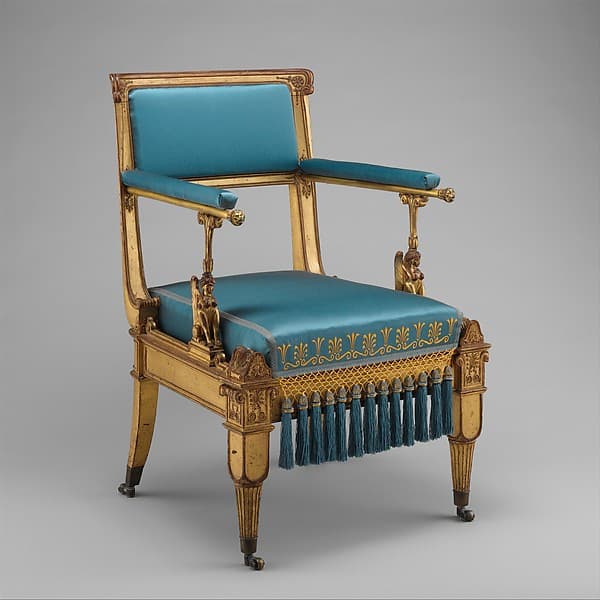 Armchair, by Karl Friedrich Schinkel