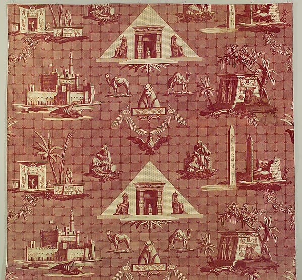 Les monuments d'Égypte, by Oberkampf Manufactory