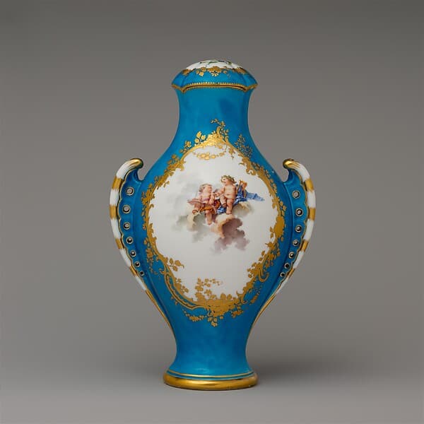Vase with cover (vase urne antique), by Sèvres Manufactory