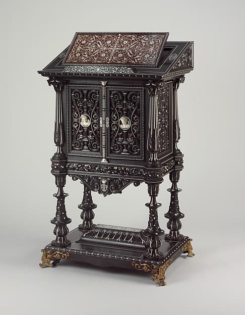 Bookstand, by Charles-Auguste Questel