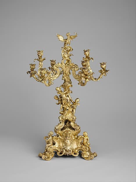 Nine-light candelabrum, by Paul Storr