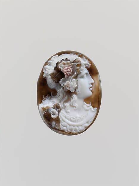 Bust of a bacchante, by Nicola Morelli