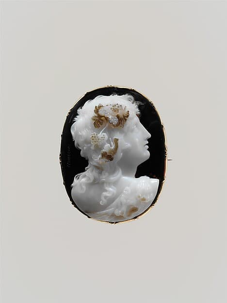 Bust of a bacchante, by Nicola Morelli