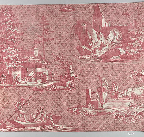 Swiss scenes, by Oberkampf Manufactory